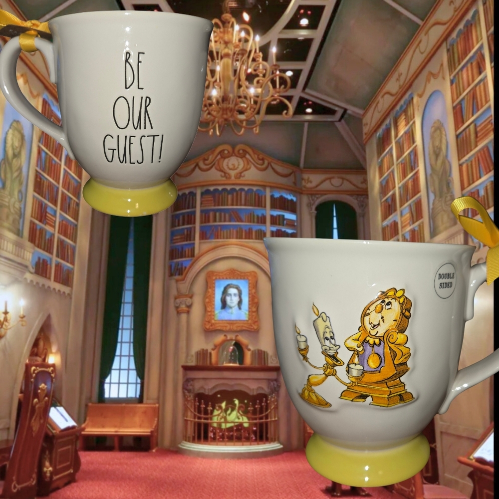 📚Rae Dunn Disney Aritsan Collection Beauty and the Beast Mug